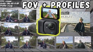 Insta360 Go Ultra FOV + iLog + Profile Tests @insta360 @Insta360_Tutorials #insta360goultra
