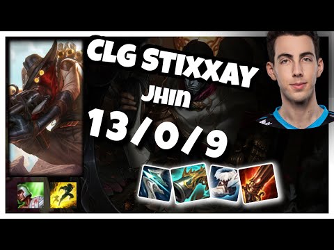 Jhin Bot Lane 11.1 Challenger Gameplay Replay S11 (13/0/9) - NA