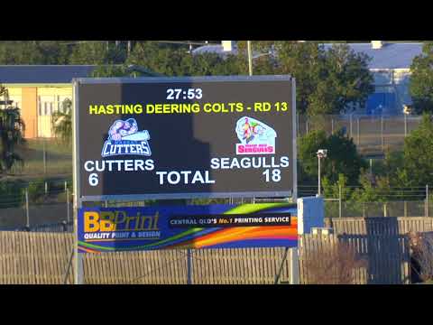 2018 HDC Round 13 - Mackay Cutters vs Wynnum Manly Seagulls 2nd Half