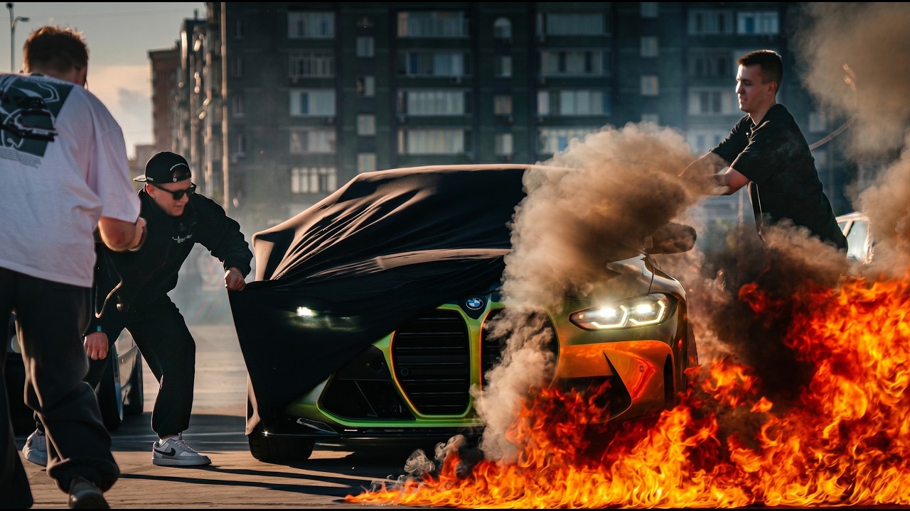 Огненный ФИНАЛ СГОРЕВШЕЙ BMW M4! Снова тушим машину...