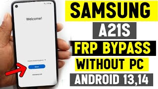 Samsung A21s Frp Bypass Android 13,14 | Samsung A21s Frp Unlock | Samsung A21s Frp Unlock