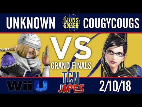 TCNJapes 5 - HQ | Unknown (Sheik) vs CougyCougs (Bayonetta, R.O.B., Mario) - Smash 4 Grand Finals