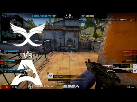 X TEAM VS SPIRIT ACADEMY - ESEA Main S41 - HIGHLIGHTS
