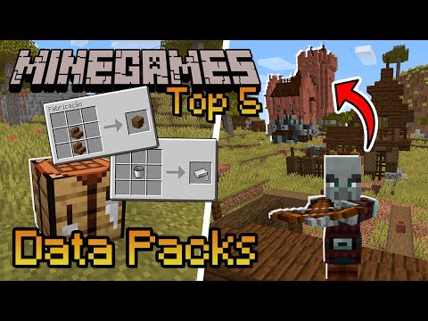 Top 5 DATA PACKS Perfect for MINECRAFT SURVIVAL |  Last one is AWESOME