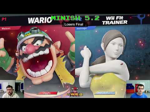 MINISH 5.2 SSBU - Diggito (Wario) VS Matrega (WiiFit Trainer) - Loser final