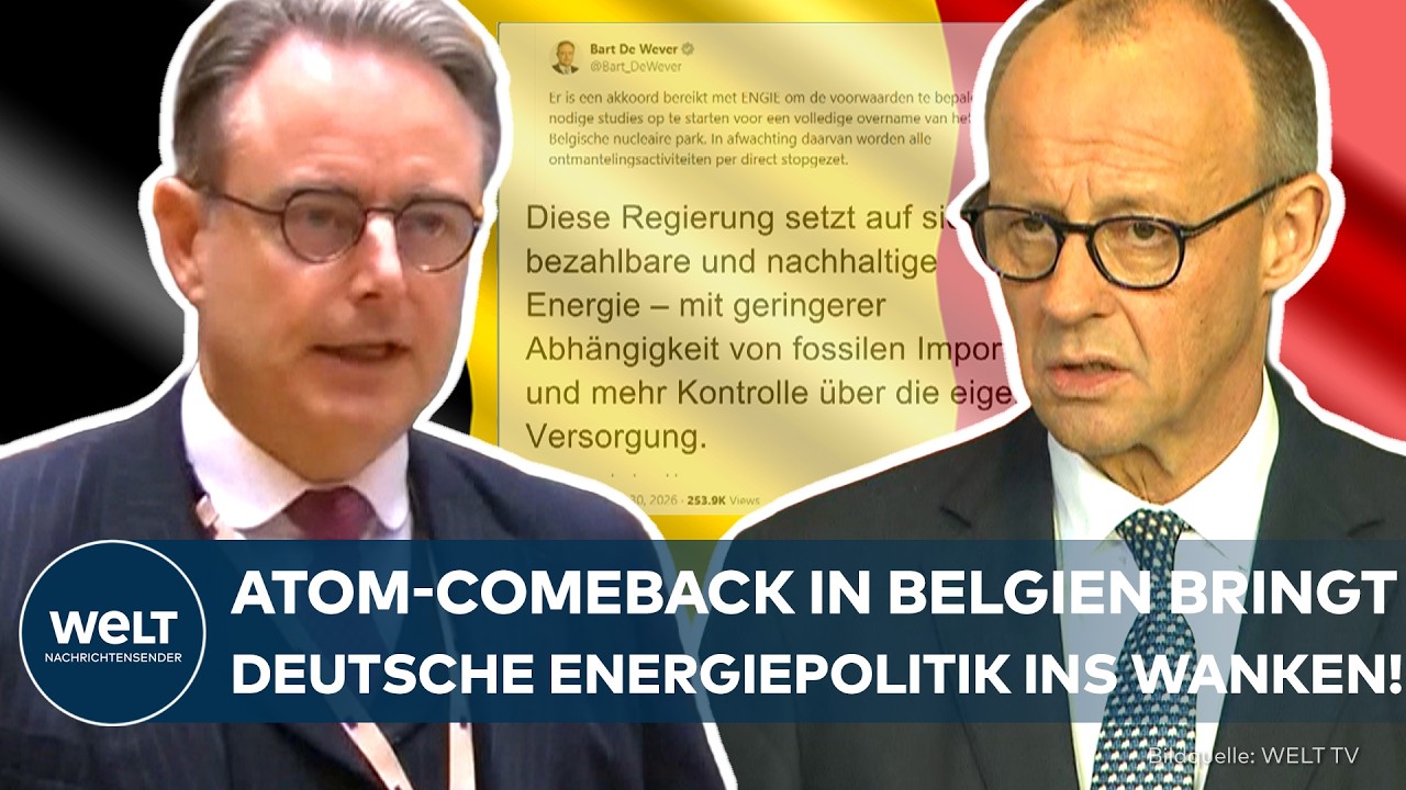 BELGIEN: Das Atom-Comeback ist beschlossen! Neue Kernkraft-Debatte erreicht auch Deutschland!