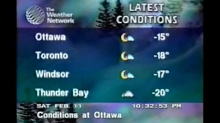 The Weather Network February 1995 - Part Two