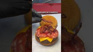 X-burguer de churros #shorts
