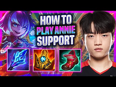 LEARN HOW TO PLAY ANNIE SUPPORT LIKE A PRO! - T1 Keria Plays Annie Support vs Ashe! | Season 2023