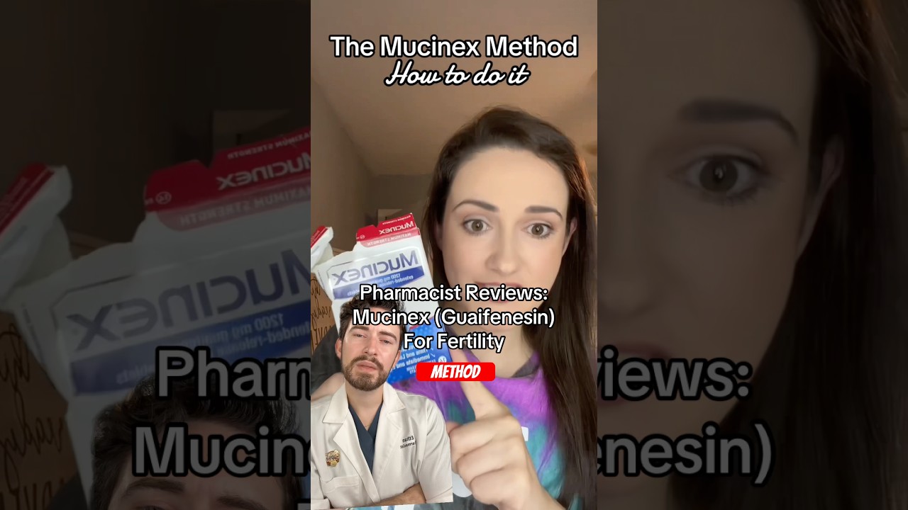 She used Mucinex to get pregnant?! Here’s what the science really says about it. #fertility #mucinex