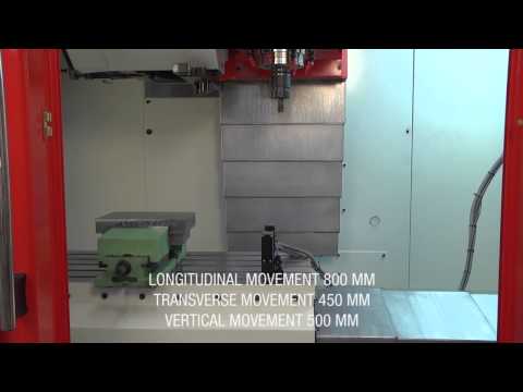 Вертикальный фрезерный трехосевой обрабатывающий центр с ЧПУ BFW BMV45++TC30 - Видео c Youtube №1