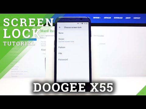 How to Change Lock Method in DOOGEE X55 – Set Lock Screen