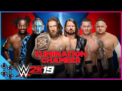 WWE Elimination Chamber 2019: Men's Elimination Chamber Match for the WWE Title - 2K19 Match Sims