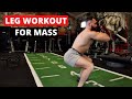 BEST BODYWEIGHT LEG WORKOUT FOR MASS - Follow Along (No Equipment)