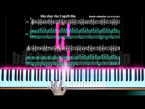 Methode Rose Page #21 - Ronde Enfantine (Em bé bụ bẫm) | Piano online Level 1 #pianolessons