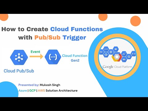 Google Cloud Platform - How to Create Cloud Functions with Pub/Sub Trigger