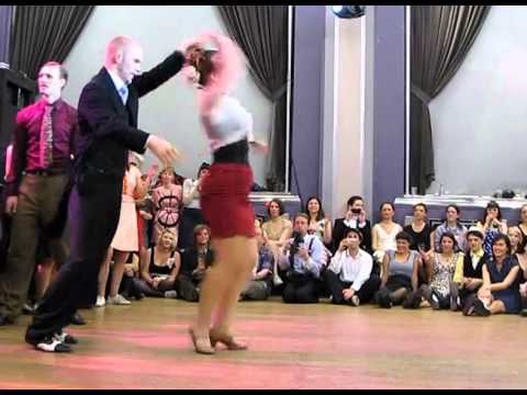 The Joy of Swing Dance-London Swing Festival, Teachers Intro + Steve Mitchell-led dance