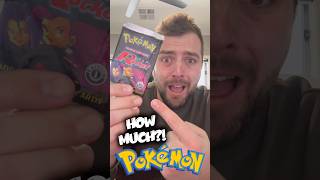This Cost HOW MUCH?! Pokemon Team Rocket FIRST Edition Booster Pack Opening! #youtubeshorts #shorts