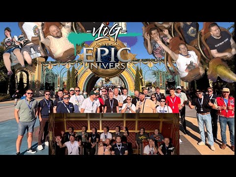 This is the most epic theme park in the world! First visit to Universal EPIC Universe - Vlog - 2025
