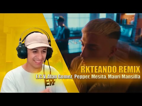 CHILENO REACCIONA A E.C.V, Alan Gomez, Pepper, Mesita, Mauri Mansilla - RKTEANDO REMIX