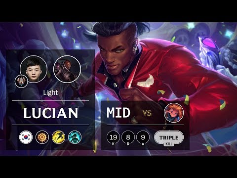 Lucian Mid vs Zoe - KR Challenger Patch 9.24