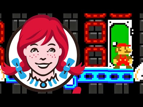 Super Mario Maker 2 🔧 Wendy's Hot Drinks 100% + Cake 🔧 com_poser #6YMM
