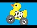 Rubber Duck Monster Trucks Teaching Numbers 1 To 10 Learning Numbers For Kids