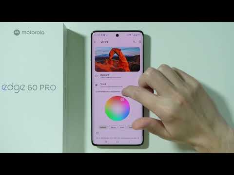 Motorola Edge 60 Pro: How to Adjust Display Colors (Change Screen Colors)