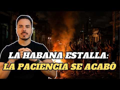 La Habana se rebela: otra noche de protestas y fuego