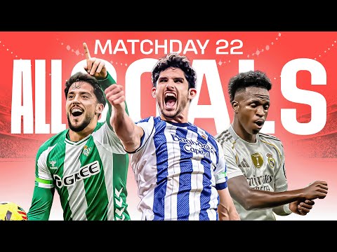 TODOS LOS GOLES de la JORNADA 22 de LALIGA EA SPORTS 2025/26