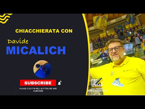 Chiacchierata con Davide Micalich - presidente United Eagles Basket Cividale