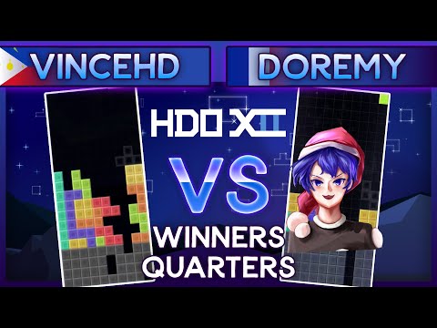 Hard Drop Open 12 - VinceHD Vs. Doremy - Winners Quarters TETR.IO Tournament