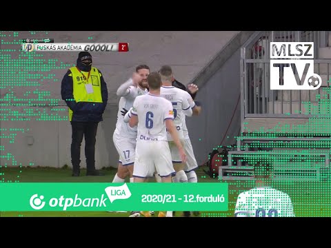 Vanecek David gólja a Budapest Honvéd – Puskás Akadémia FC mérkőzésen