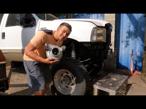 GTP38R TURBO Installation + Turbo Tips And Tricks FORD 7.3 Powerstroke