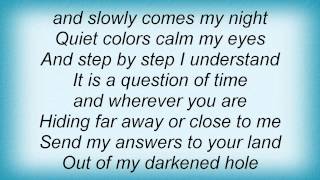 Deine Lakaien - Slowly Comes My Night Lyrics