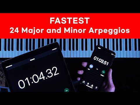 Fastest Video (24 Arpeggios) on Youtube