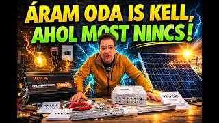 Bifaciális napelem - 2026. Az én új telepítésem. Inverter, tartószerkezet, minden. eur.vevor.com