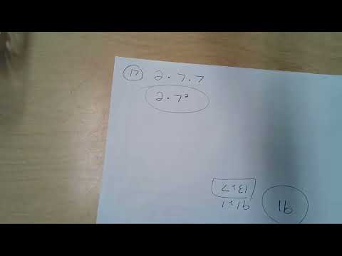 Grade 7: 5-1: Prime Factorization