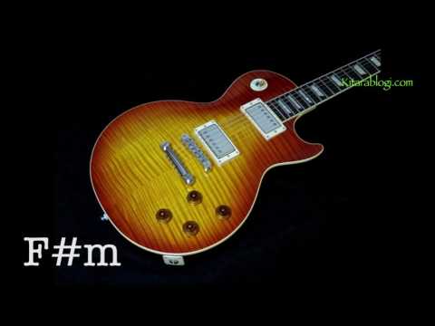 Jam Track: 12/8 Blues in F#m (72 BPM) +++ Kitarablogi.com
