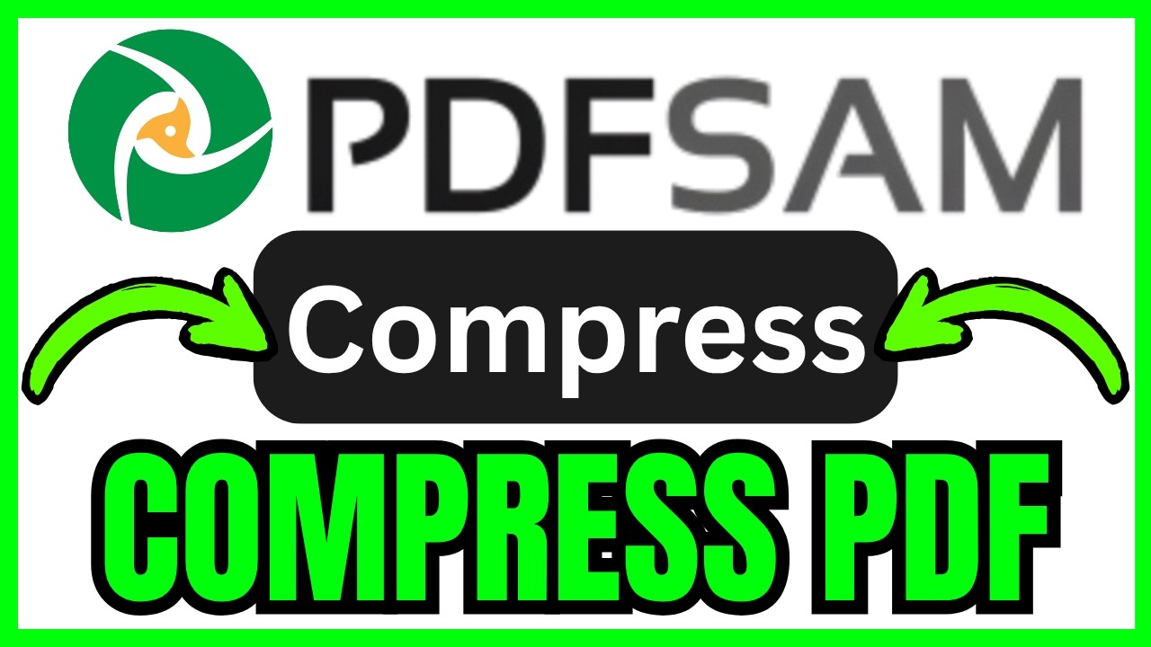 How To COMPRESS A PDF With PDFsam (QUICK & EASY) 2026