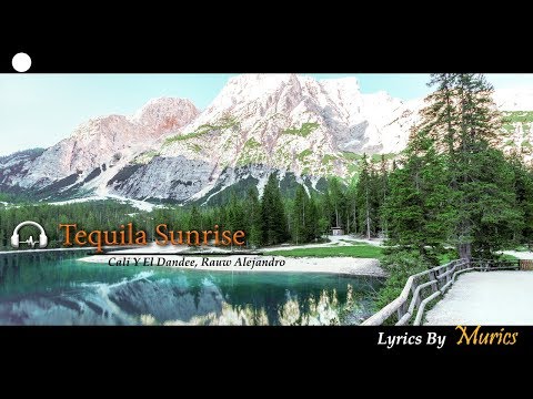 Cali Y El Dandee, Rauw Alejandro - Tequila Sunrise || (Official Murics Lyrics)