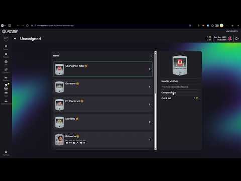 How to Send All Items to Club from Pack Opening in FC 26 Web App