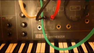 Video thumbnail for KORG MS-10 + 8 Step Program Electro Harmonix + Flanger = A kind of Daft Punk vocoder by BERNARD GRANCHER