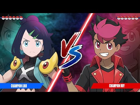 Pokémon Battle Multiverse: CHAMPION LIKO Vs. CHAMPION ROY