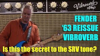 Video thumbnail for Fender 63 Reissue Vibroverb Amp - The SRV Sound by The Guitar Podcast