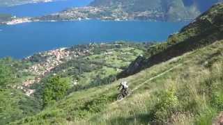 preview picture of video 'Monte di TREMEZZO - Crocione - Galbiga MTB Downill su Griante'