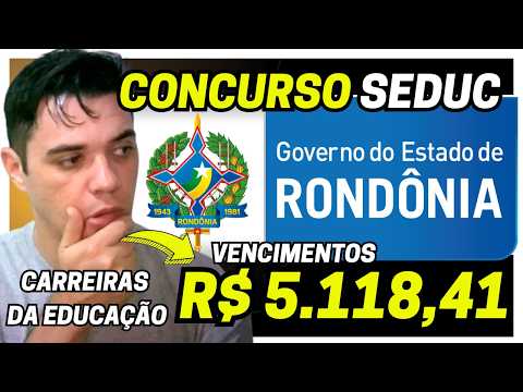 CONCURSO SEDUC RO RONDÔNIA 2026