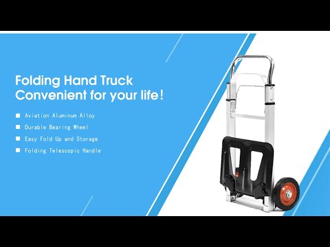 Welbuilt aluminium hand truck with 90 kg capacity