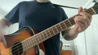 Video thumbnail for A little bit of “Circumstances” by Rush on a Mitchell EZB Super Short-Scale Acoustic-Electric Bass by Henway Studios