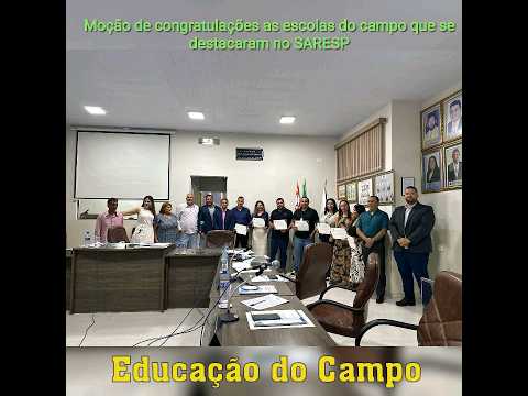 Escolas do campo são homenageadas pelo poder legislativo do município de Euclides da Cunha Paulista